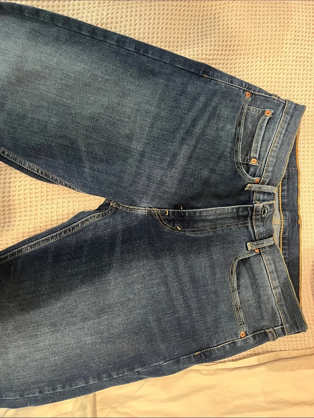 Levi's Men's 502 Dark Blue Straight Leg Jeans